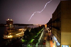Captured lightning