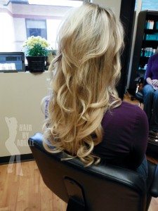 Hair Extensions before and After photos