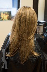 Hair Extensions before and After photos